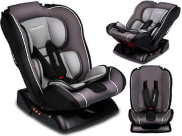 shumee Avtosedež Lorenzo 0-25 kg temno siv