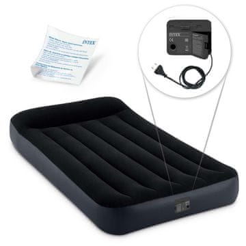 shumee Napihljiva vzmetnica z vgrajeno električno črpalko 191x99x25 cm INTEX 64146