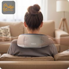 Neo-Sport Brezžični masažer za vrat in hrbet Neo-Sport NS-505 Shiatsu s 3 načini ogrevanja