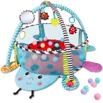 shumee Ricokids Interaktivna izobraževalna podloga z živalmi 90 x 56 cm