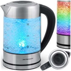 Baldr Električni stekleni grelnik vode z nadzorom temperature 1,7 l 2200 W BD-714