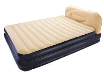 shumee Žametna vzmetnica s črpalko Quenn 226 x 152 x 74 cm Bestway 67483