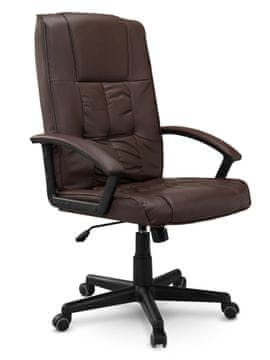 shumee Pisarniški stol Sofotel EG-234 iz rjavega usnja