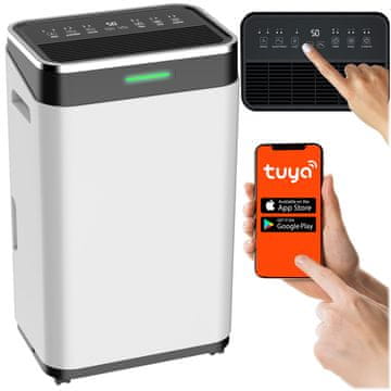 shumee Kompresorski razvlažilnik zraka - absorber vlage 25l/24h higrostat Berdsen BD-533 bel