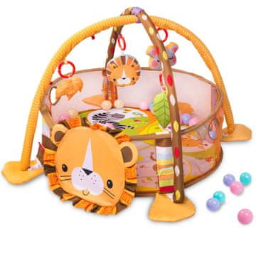 shumee Ricokids Interaktivna izobraževalna podloga z živalmi 90 x 56 cm