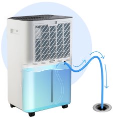 shumee Kompresorski razvlažilnik zraka - absorber vlage 20l/24h higrostat Berdsen BD-532 bel