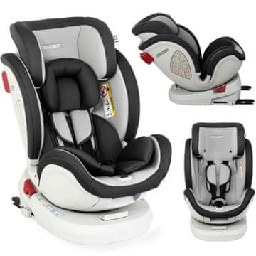 shumee Avtosedež Spinway črne in sive barve