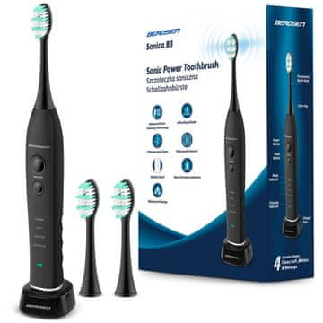 shumee Sonica B3 črna sonična zobna ščetka