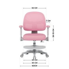 151 Vrtljiv stol Junior 5.0 Pink