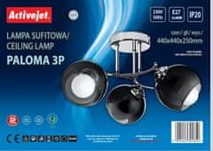 ActiveJet Viseča svetilka Activejet AJE-PALOMA 3P E27 3x40W
