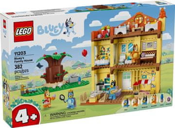 slomart LEGO Bluey's Family House 11203, 382 deli, 4 minifigure