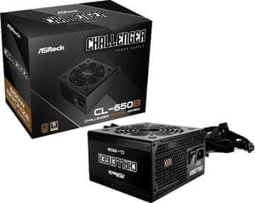 shumee ASRock CHALLENGER 650W 80 Plus Bronze napajalnik