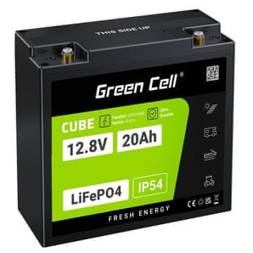 shumee GREEN CELL LIFEPO4 CUBE BATTERY 20AH 12V/12.8V