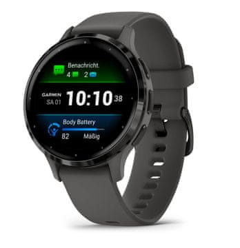 Garmin Garmin Venu 3S pametna ura, AMOLED 3.05 cm, 41 mm, GPS, Wi-Fi, siva