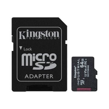 shumee KINGSTON microSDHC 64GB Industrial C10 A1 pSLC kartica