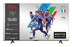 shumee TCL 75P79K QLED 75" 4K Ultra HD Google TV Dolby Atmos DVB-T2 kovinski