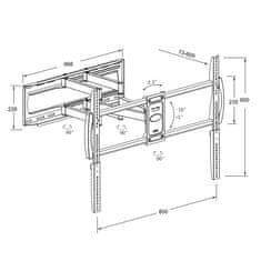 shumee MONTIS NOSILEC ZA TV 37-105 MT162 DENALI / ČRNA