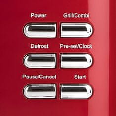 shumee Mikrovalovna pečica z žarom G3Ferrari G1015502 rdeča