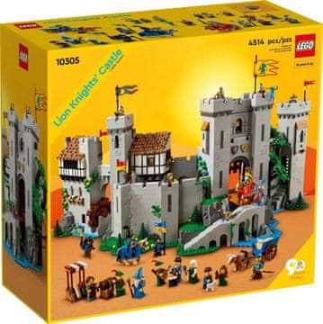 slomart LEGO ICONS 10305 Grad vitezov levov, komplet za gradnjo