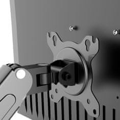 shumee Nosilec za 2 monitorja MACLEAN s plinsko vzmetjo MC-861N