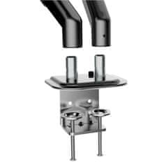 shumee Nosilec za 2 monitorja MACLEAN s plinsko vzmetjo MC-861N