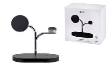 shumee Univerzalni brezžični polnilnik Samsung (3-v-1), črne barve