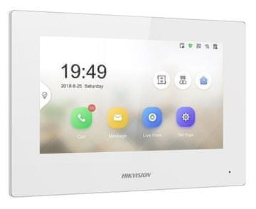 Hikvision Hikvision DS-KH6320-WTE2-W video domofon 17,8 cm (7") bela