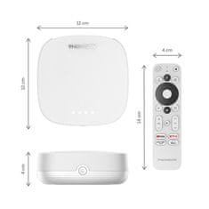 Thomson Plus 270 multimedijski predvajalnik, 4K UHD, Google TV, bel (Pure White)