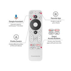 Thomson Plus 270 multimedijski predvajalnik, 4K UHD, Google TV, bel (Pure White)
