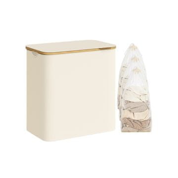 Songmics Košara za perilo 60x385x705 cm bela