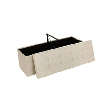 Songmics Shramba tabure 110x38x38 cm bež