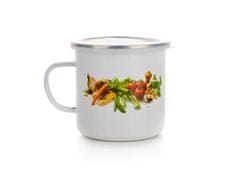 Banquet Emajliran vrč premera 11cm 0,7l ZELENI + plastični pokrovček