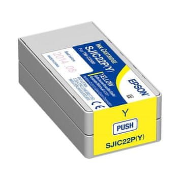 Epson SJIC22P kartuša s črnilom - rumena