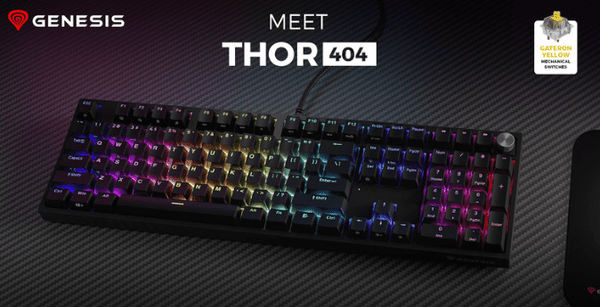 Odlična tipkovnica THOR 404