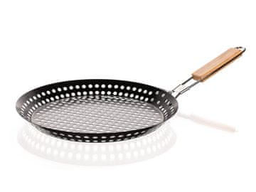 BBQ Ponev za žar 31x3,5cm jeklo/površina brez prijemanja