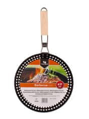 BBQ Ponev za žar 31x3,5cm jeklo/površina brez prijemanja