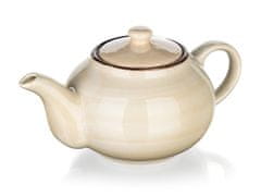 Banquet Čajnik 0,9l PALAS keramični CREAM