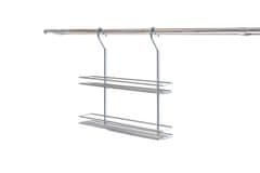 Banquet Viseča polica VARIELLA 2 nadstropji 37x37x9cm Cr