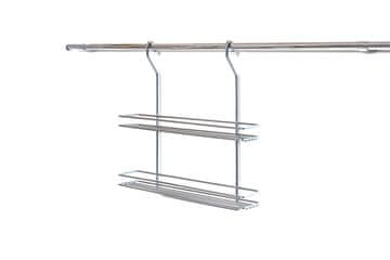 Banquet Viseča polica VARIELLA 2 nadstropji 37x37x9cm Cr