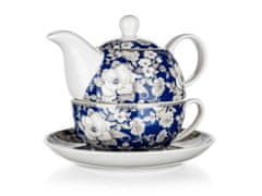 Banquet Čajnik 400ml + skodelica 220ml FLOWER keramika