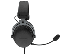 Genesis TORON 531 naglavne slušalke, snemljiv mikrofon / kabel, dodatne ušesne blazinice, Onyx Black