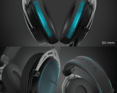 Genesis TORON 531 naglavne slušalke, snemljiv mikrofon / kabel, dodatne ušesne blazinice, Onyx Black