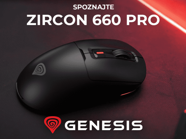 GENESIS ZIRCON 660 PRO – najlažja miška na trgu!