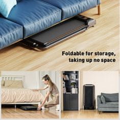 ISCOOTER Tekalna steza Formill FT51 2-v-1 črna/oranžna | 1-10 KM/H | LED zaslon | Nosilnost 120 KG | Kardio vadba za domačo telovadnico