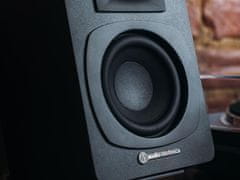 Audio-Technica Zvočniki AT-SP3X, Bookshelf, RCA, Bluetooth 5.3, črni
