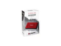 Kingston Zunanji SSD 2TB Type-C USB 3.2 Gen2 NVMe, SXS1000R, rdeč (SXS1000R/2000G)