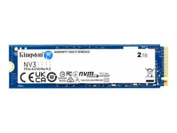 Kingston SSD 2TB M.2 80mm PCI-e 4.0 x4 NVMe, NV3 (SNV3S/2000G)