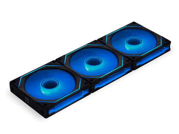 Lian Li Ventilator za ohišje UNI FAN SL-INFINITY 120 Reverse Blade, ARGB PWM 120mm, 3 Pack+Controller, črn