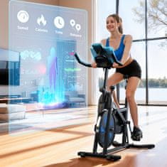 ISCOOTER Formill-QK116C Notranja kolesa za vadbo - Magnetski upor - Tih delovanje pod 15 dB - Nosilnost 130 kg - Prilagodljiv sedež in krmilo - LCD zaslon - Zložljiva konstrukcija