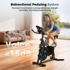 ISCOOTER FORMILL QK116C magnetno sobno kolo z LCD-zaslonom, 6 kg vztrajnikom in nosilnostjo 130 kg